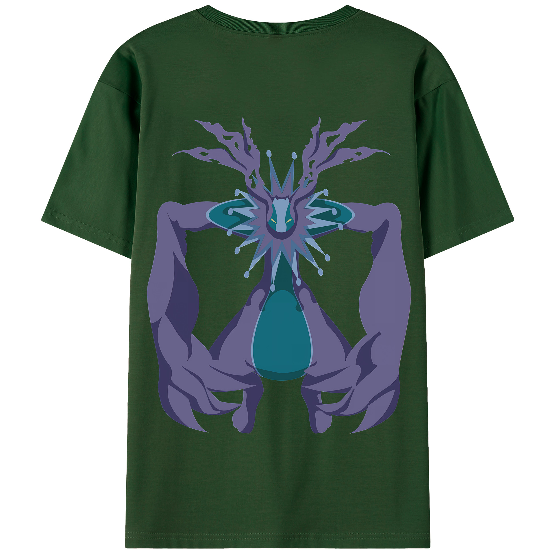 （画像用） Digimon デジタルモンスター/デジモン 綿100％半袖Tシャツ（背面プリント）